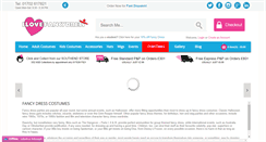 Desktop Screenshot of ilovefancydress.com