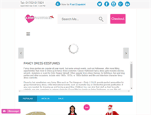 Tablet Screenshot of ilovefancydress.com